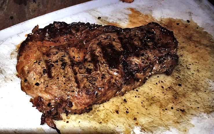 Cooking a steak, Carnivore style