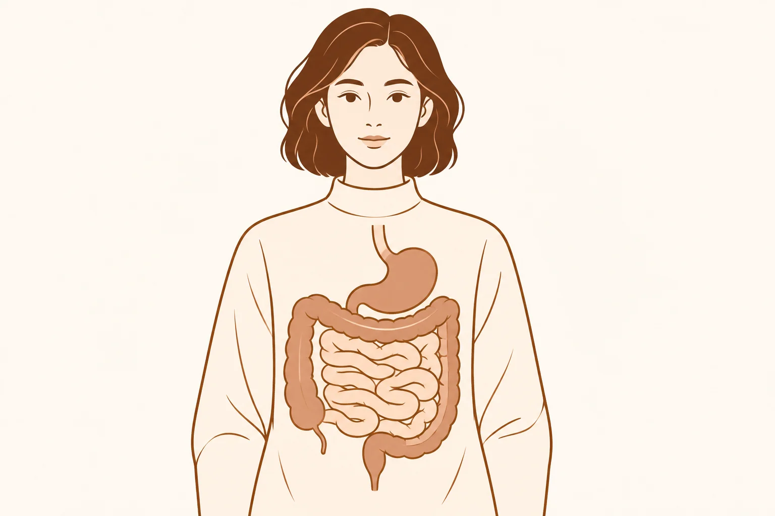 Stylized illustration: historical anatomy