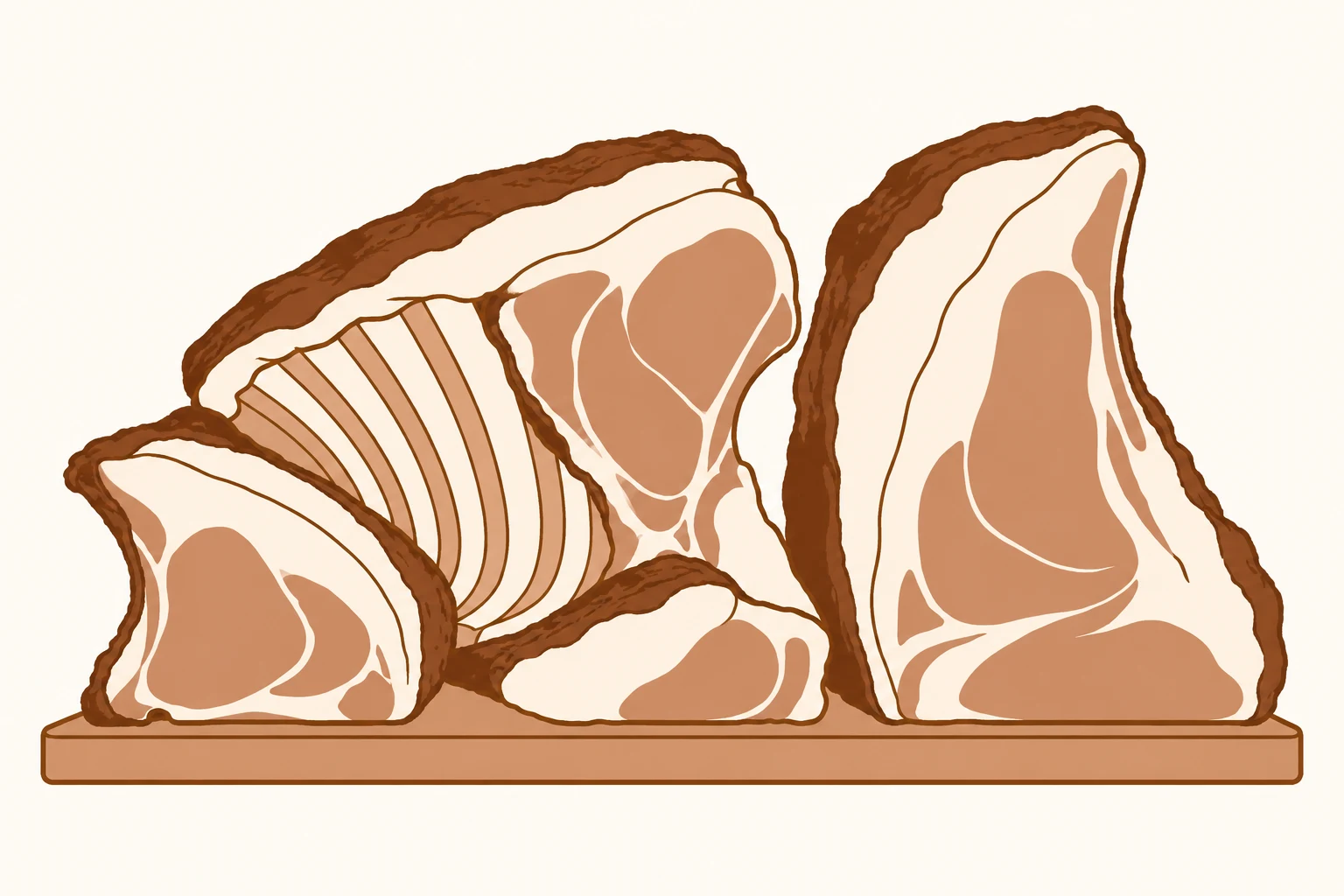 Steaks dry-aging